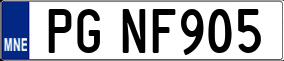 Truck License Plate